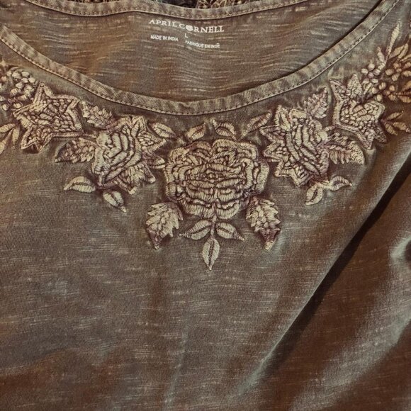 April Cornell Maggie Jersey Cotton t-shirt/tunic worn once. - Picture 3 of 7